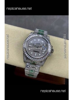 Rolex Submariner 116610 Iced Out Edition 14 Swiss Replica Watch 