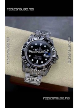 Rolex Submariner 116610 Iced Out Edition 15 Swiss Replica Watch 