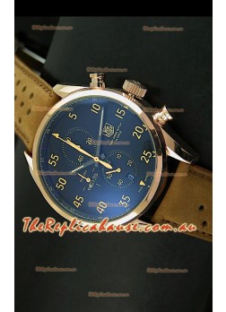 Tag Heuer Carrera 1887 SpaceEX Edition Japanese Quartz Watch in Pink Gold