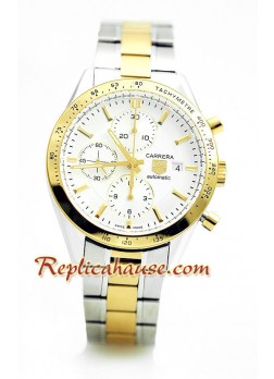 Tag Heuer Carrera Two Tone Swiss Wristwatch TAGH38