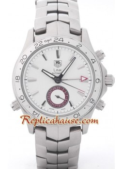 Tag Heuer Link Wristwatch - GMT Wristwatch TAGH189