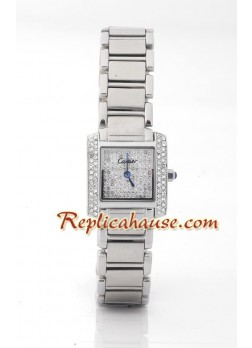 Cartier Tank Francaise Diamonds - Ladies Wristwatch CTR250