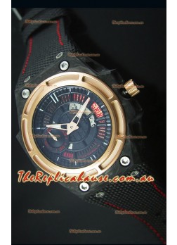 Linde Werdelin Spidolite II Swiss Replica Timepiece in Forged Carbon Case