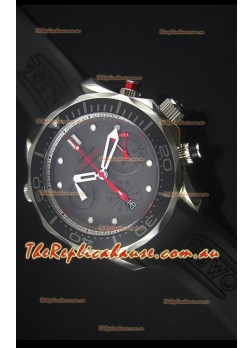 Omega Seamaster Professional Regatta Swiss Replica Watch Rubber Strap