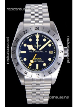 Tudor Black Bay PRO 79470-0001 GMT Black Dial Jubilee Super Clone Watch 