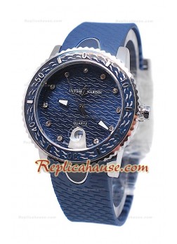 Ulysse Nardin Lady Diver Replica Watch in Dark Blue Dial