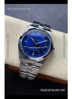 Vacheron Constantin Overseas True Moon Phase Steel Blue Dial Swiss Replica Watch 