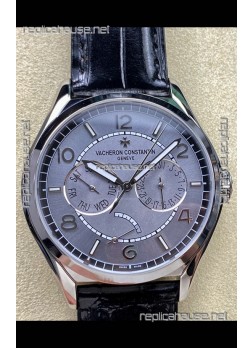 Vacheron Constantin Fiftysix Day-Date Stainless Steel Grey Dial Swiss Replica Watch 