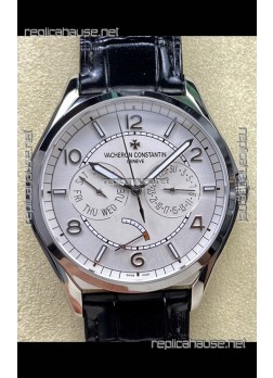 Vacheron Constantin Fiftysix Day-Date Stainless Steel White Dial Swiss Replica Watch 