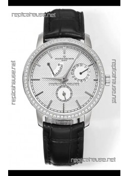 Vacheron Constantin Traditionnelle 83520 Diamonds White Dial Super Clone Watch 