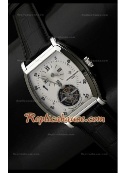 Vacheron Constantin Power Reserve Tourbillon Stainles Steel Watch