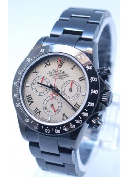 Rolex Daytona Cosmograph MonoBloc Cerachrom Project X Design Black Out Edition - Grey Dial